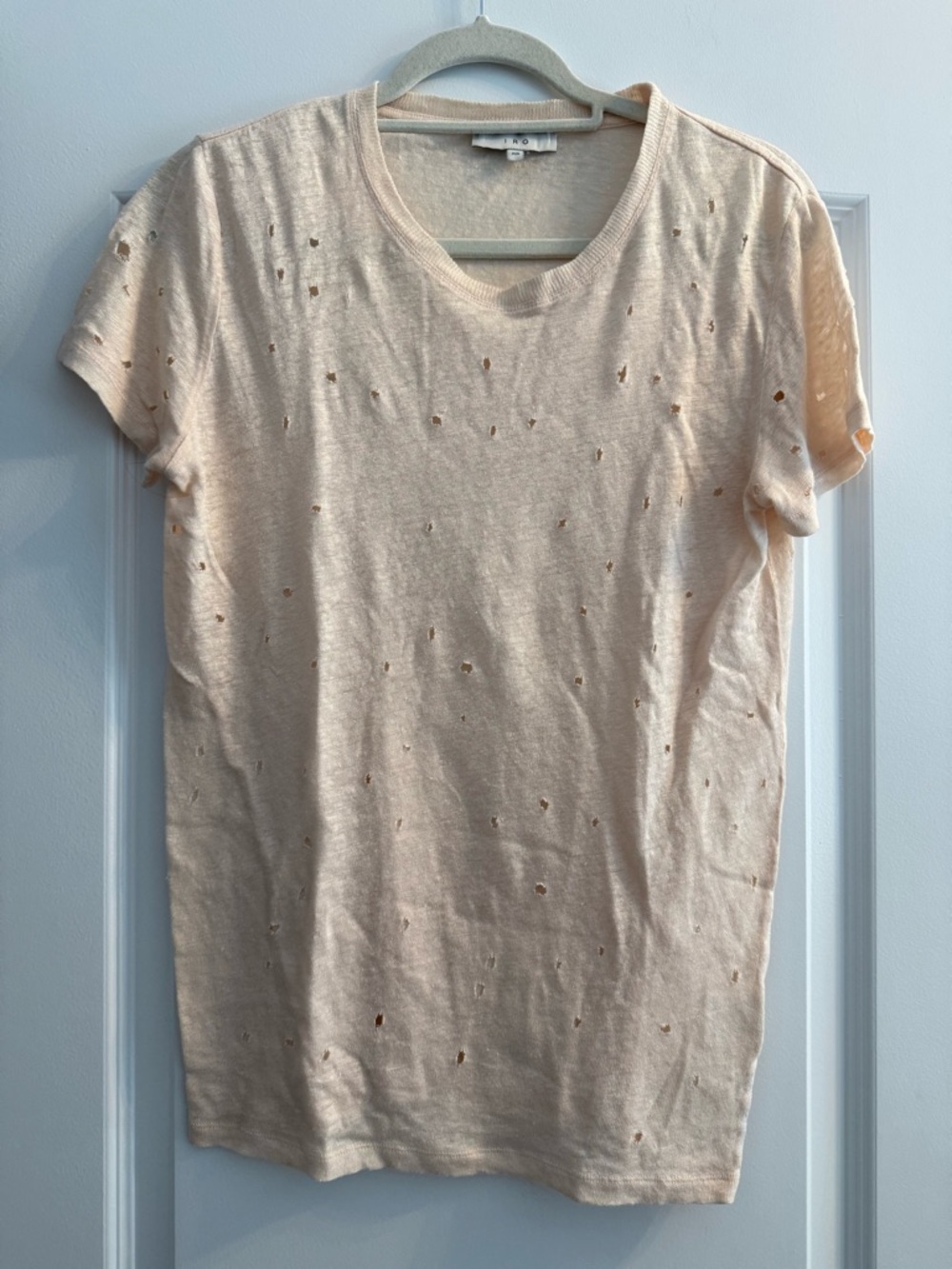 IRO Clay Lightweight 100% Linen Top